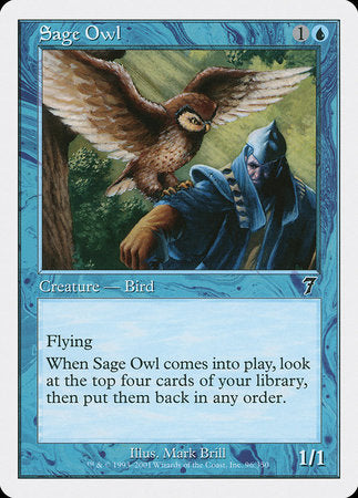 Sage Owl [Seventh Edition] | Jomio and Rueliete's Cards and Comics