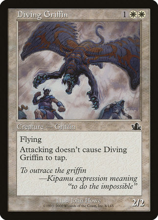 Diving Griffin [Prophecy] | Jomio and Rueliete's Cards and Comics