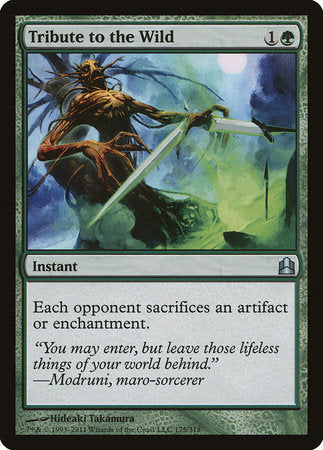 Tribute to the Wild [Commander 2011] | Jomio and Rueliete's Cards and Comics