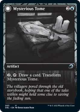 Mysterious Tome // Chilling Chronicle [Innistrad: Double Feature] | Jomio and Rueliete's Cards and Comics