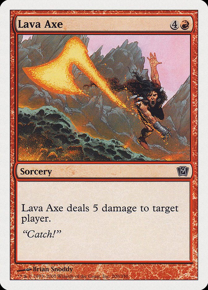 Lava Axe [Ninth Edition] | Jomio and Rueliete's Cards and Comics