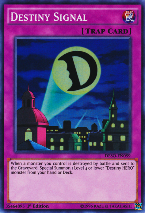 Destiny Signal [DESO-EN059] Super Rare | Jomio and Rueliete's Cards and Comics