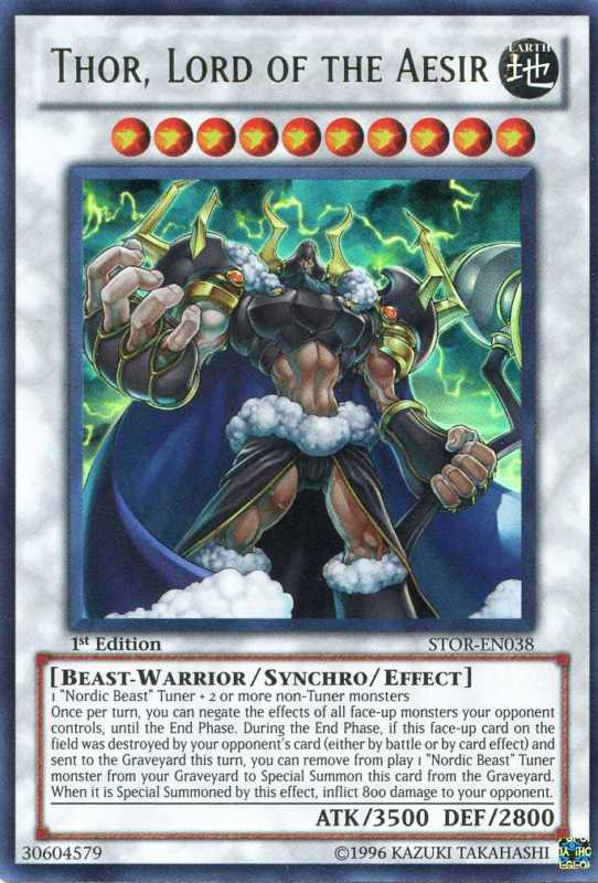 Thor, Lord of the Aesir [STOR-EN038] Ultra Rare | Jomio and Rueliete's Cards and Comics