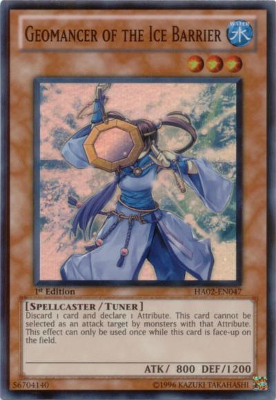 Geomancer of the Ice Barrier [HA02-EN047] Super Rare | Jomio and Rueliete's Cards and Comics