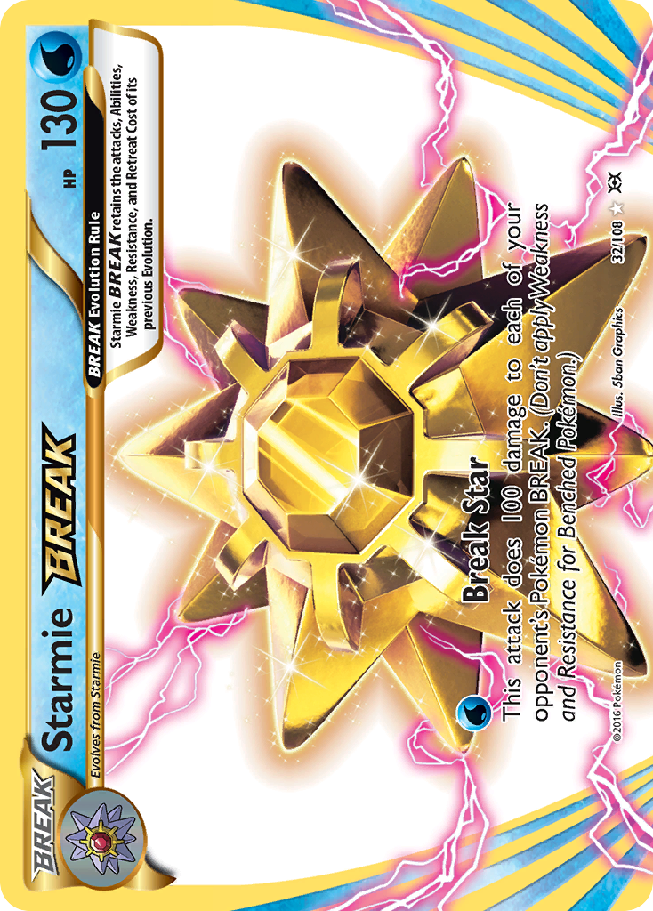 Starmie BREAK (32/108) [XY: Evolutions] | Jomio and Rueliete's Cards and Comics