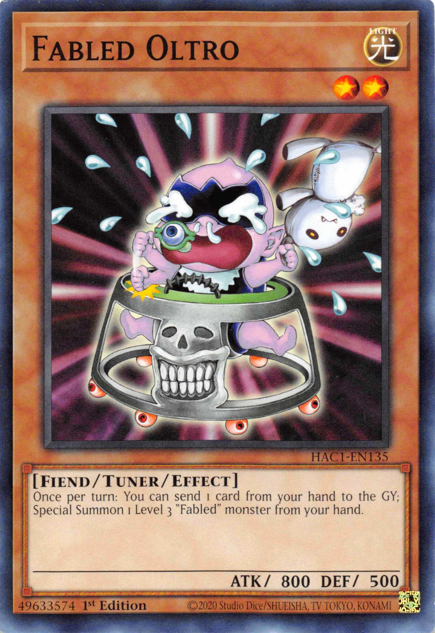 Fabled Oltro [HAC1-EN135] Common | Jomio and Rueliete's Cards and Comics