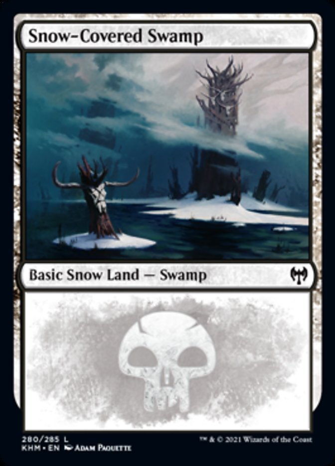 Snow-Covered Swamp (280) [Kaldheim] | Jomio and Rueliete's Cards and Comics