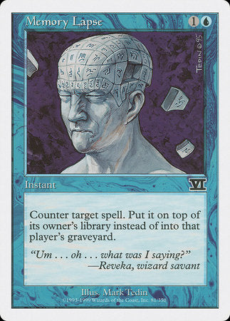 Memory Lapse [Classic Sixth Edition] | Jomio and Rueliete's Cards and Comics