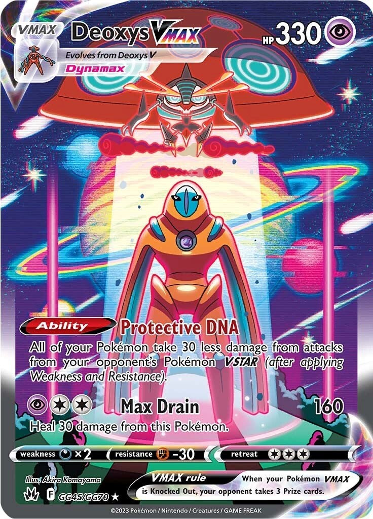 Deoxys VMAX (GG45/GG70) [Sword & Shield: Crown Zenith] | Jomio and Rueliete's Cards and Comics