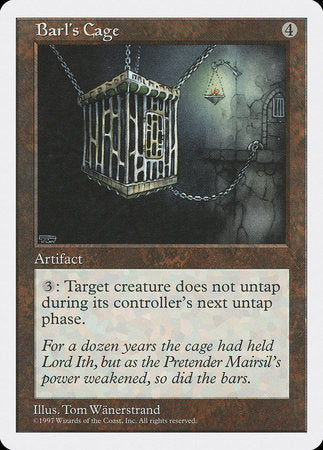 Barl's Cage [Fifth Edition] | Jomio and Rueliete's Cards and Comics