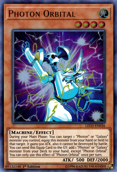 Photon Orbital [LED3-EN036] Ultra Rare | Jomio and Rueliete's Cards and Comics