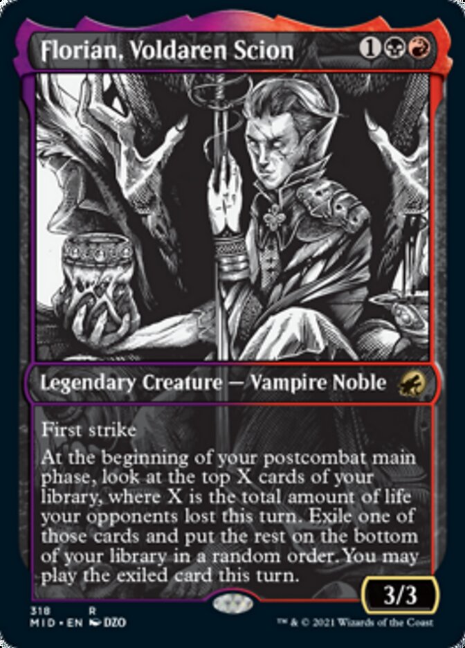 Florian, Voldaren Scion (Showcase Eternal Night) [Innistrad: Midnight Hunt] | Jomio and Rueliete's Cards and Comics