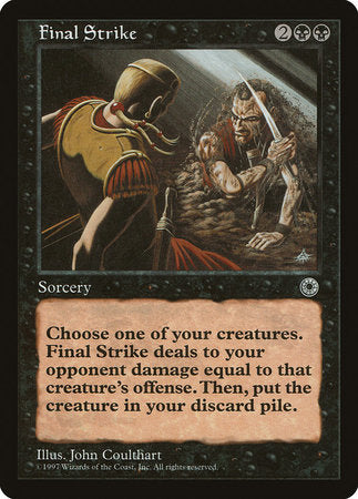 Final Strike [Portal] | Jomio and Rueliete's Cards and Comics
