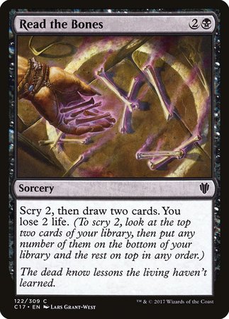 Read the Bones [Commander 2017] | Jomio and Rueliete's Cards and Comics