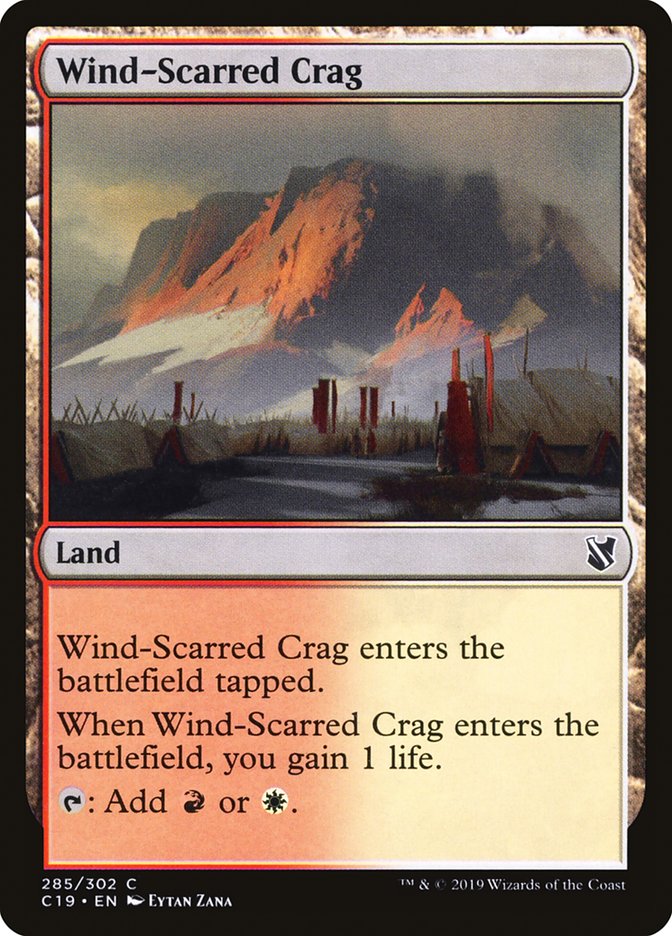 Wind-Scarred Crag [Commander 2019] | Jomio and Rueliete's Cards and Comics