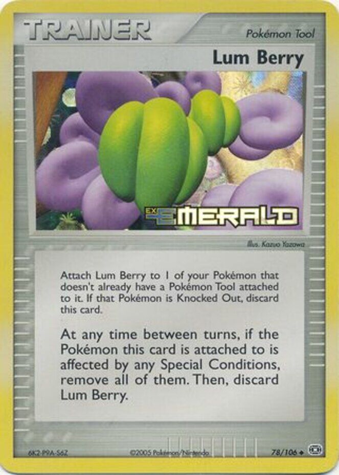 Lum Berry (78/106) (Stamped) [EX: Emerald] | Jomio and Rueliete's Cards and Comics