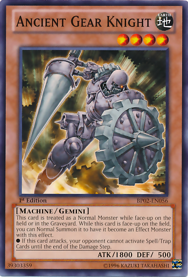 Ancient Gear Knight [BP02-EN056] Common | Jomio and Rueliete's Cards and Comics