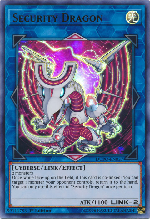 Security Dragon [DUPO-EN037] Ultra Rare | Jomio and Rueliete's Cards and Comics