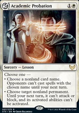Academic Probation (Promo Pack) [Strixhaven: School of Mages Promos] | Jomio and Rueliete's Cards and Comics