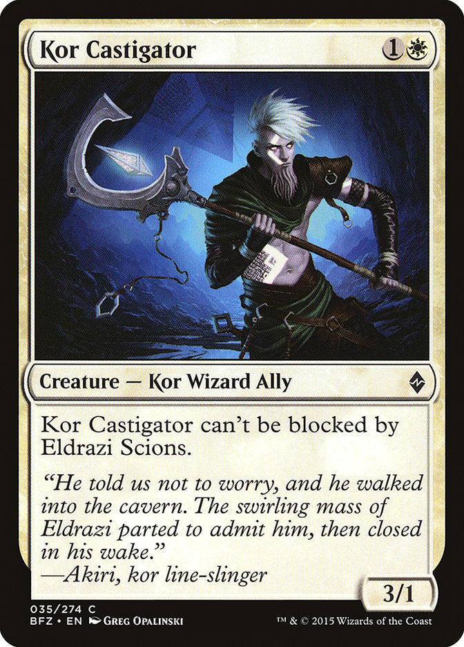 Kor Castigator [Battle for Zendikar] | Jomio and Rueliete's Cards and Comics