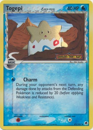 Togepi (41/101) (Delta Species) (Stamped) [EX: Dragon Frontiers] | Jomio and Rueliete's Cards and Comics