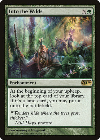 Into the Wilds [Magic 2014] | Jomio and Rueliete's Cards and Comics