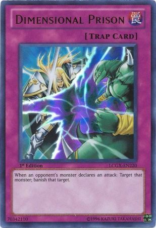 Dimensional Prison [LCGX-EN220] Ultra Rare | Jomio and Rueliete's Cards and Comics