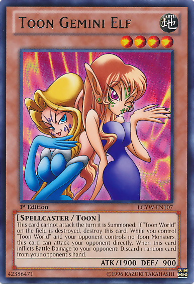 Toon Gemini Elf [LCYW-EN107] Rare | Jomio and Rueliete's Cards and Comics