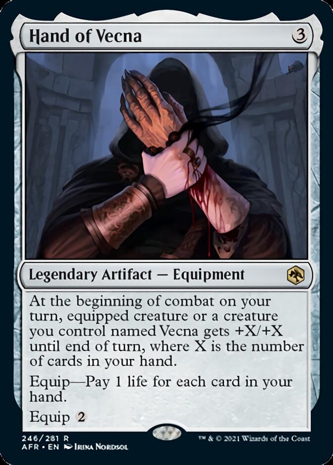 Hand of Vecna [Dungeons & Dragons: Adventures in the Forgotten Realms] | Jomio and Rueliete's Cards and Comics