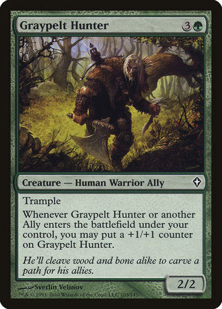Graypelt Hunter [Worldwake] | Jomio and Rueliete's Cards and Comics