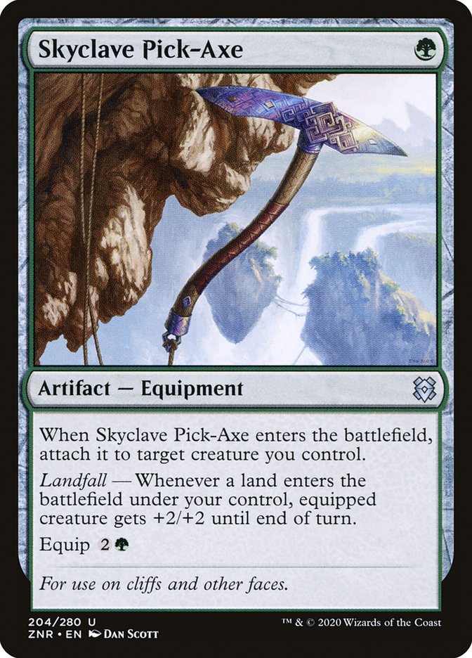 Skyclave Pick-Axe [Zendikar Rising] | Jomio and Rueliete's Cards and Comics