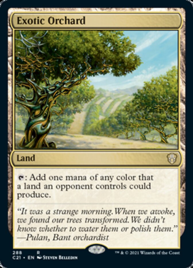 Exotic Orchard [Commander 2021] | Jomio and Rueliete's Cards and Comics