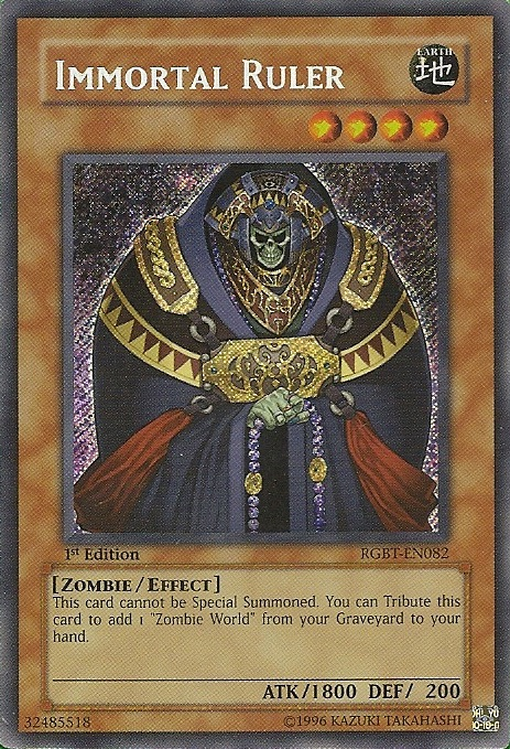 Immortal Ruler [RGBT-EN082] Secret Rare | Jomio and Rueliete's Cards and Comics