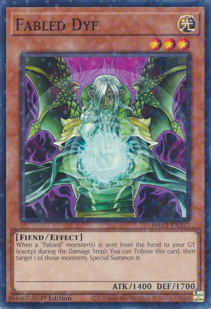 Fabled Dyf (Duel Terminal) [HAC1-EN133] Parallel Rare | Jomio and Rueliete's Cards and Comics