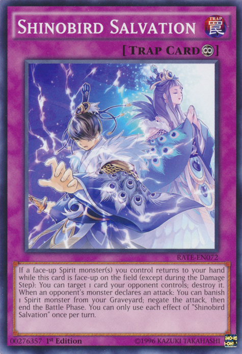 Shinobird Salvation [RATE-EN072] Common | Jomio and Rueliete's Cards and Comics