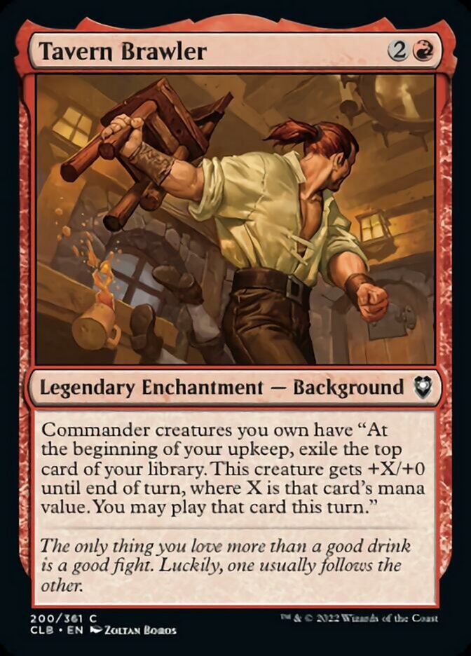 Tavern Brawler [Commander Legends: Battle for Baldur's Gate] | Jomio and Rueliete's Cards and Comics