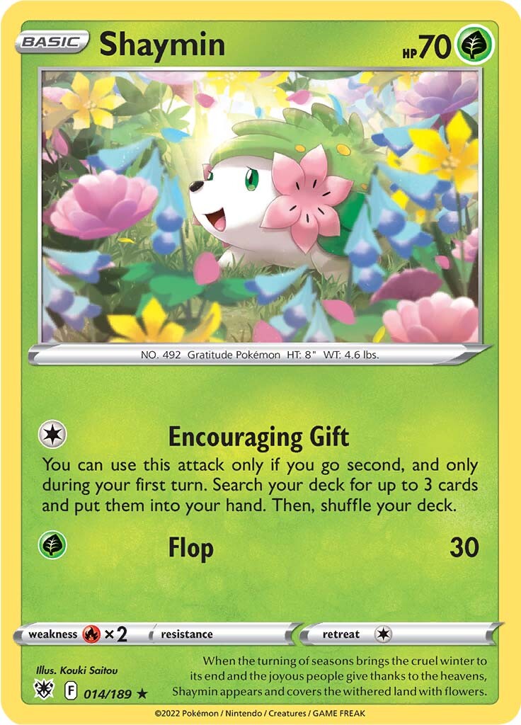 Shaymin (014/189) [Sword & Shield: Astral Radiance] | Jomio and Rueliete's Cards and Comics
