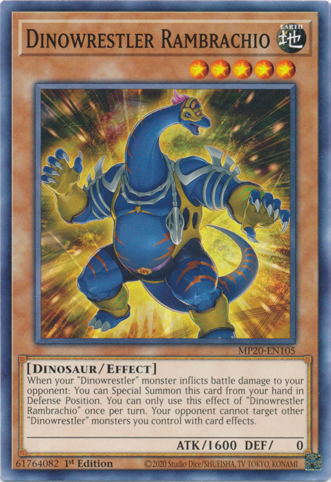 Dinowrestler Rambrachio [MP20-EN105] Common | Jomio and Rueliete's Cards and Comics