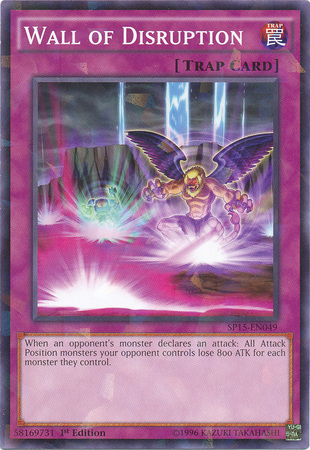 Wall of Disruption [SP15-EN049] Shatterfoil Rare | Jomio and Rueliete's Cards and Comics