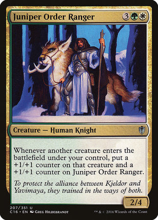 Juniper Order Ranger [Commander 2016] | Jomio and Rueliete's Cards and Comics