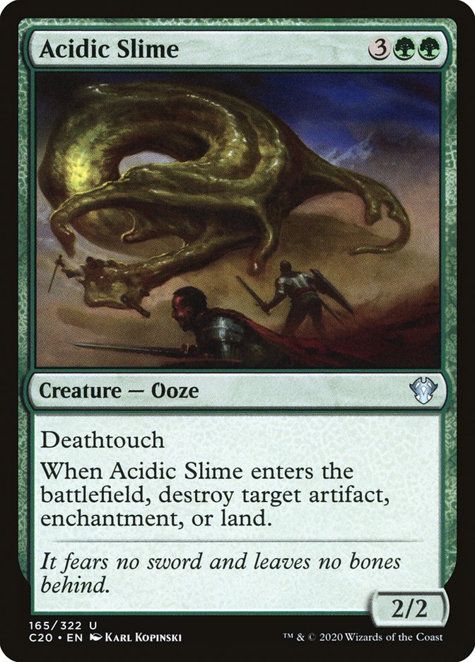 Acidic Slime [Commander 2020] | Jomio and Rueliete's Cards and Comics