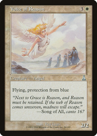 Voice of Reason [Urza's Destiny] | Jomio and Rueliete's Cards and Comics