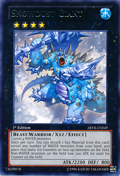 Snowdust Giant [ABYR-EN049] Rare | Jomio and Rueliete's Cards and Comics