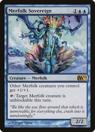 Merfolk Sovereign [Magic 2011] | Jomio and Rueliete's Cards and Comics