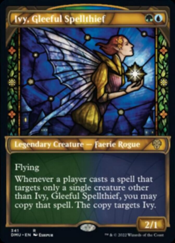 Ivy, Gleeful Spellthief (Showcase Textured) [Dominaria United] | Jomio and Rueliete's Cards and Comics