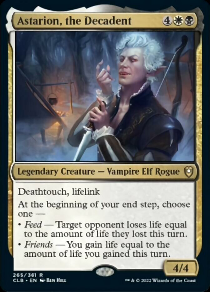Astarion, the Decadent [Commander Legends: Battle for Baldur's Gate] | Jomio and Rueliete's Cards and Comics