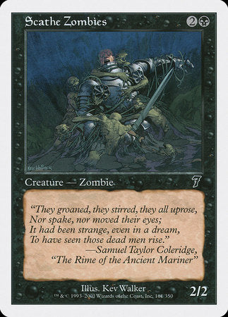 Scathe Zombies [Seventh Edition] | Jomio and Rueliete's Cards and Comics