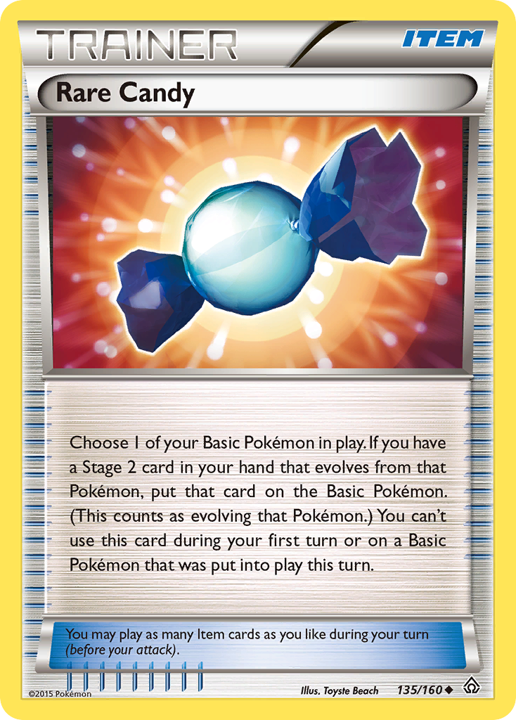 Rare Candy (135/160) [XY: Primal Clash] | Jomio and Rueliete's Cards and Comics