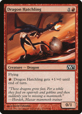 Dragon Hatchling [Magic 2013] | Jomio and Rueliete's Cards and Comics
