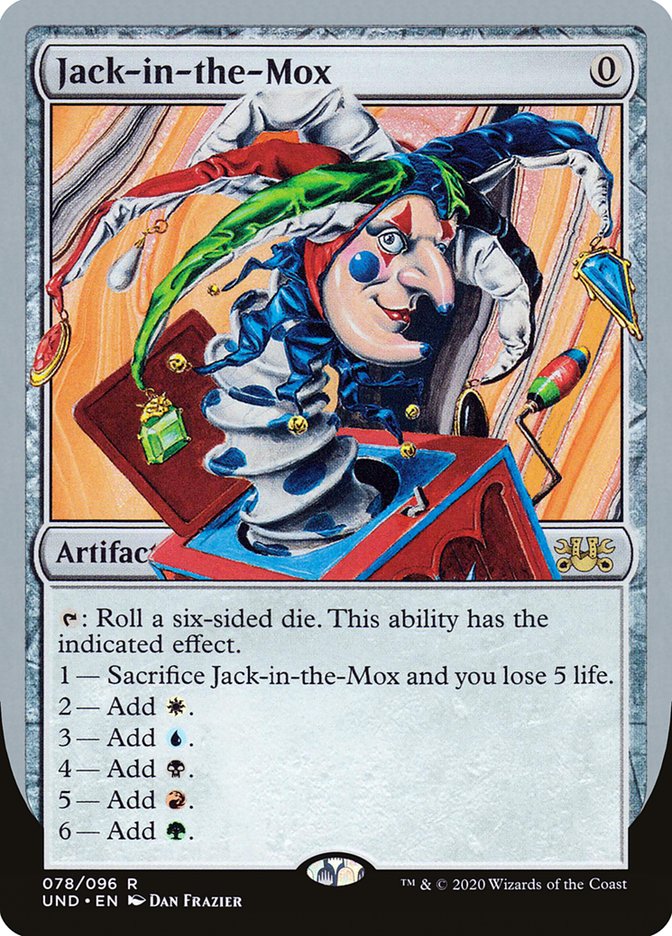 Jack-in-the-Mox [Unsanctioned] | Jomio and Rueliete's Cards and Comics
